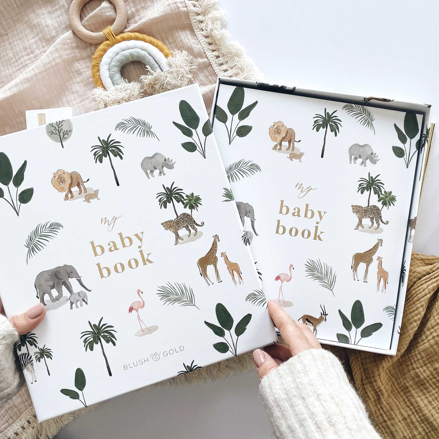 My Baby Book (Jungle)  luxury gift for new parents + box