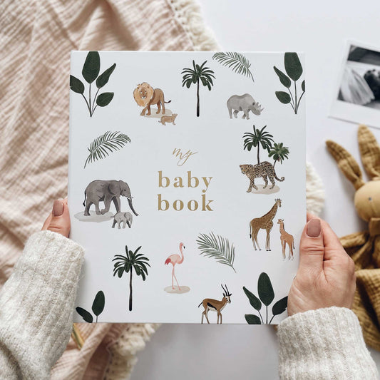 My Baby Book (Jungle)  luxury gift for new parents + box